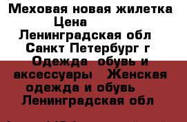 Меховая новая жилетка › Цена ­ 1 000 - Ленинградская обл., Санкт-Петербург г. Одежда, обувь и аксессуары » Женская одежда и обувь   . Ленинградская обл.